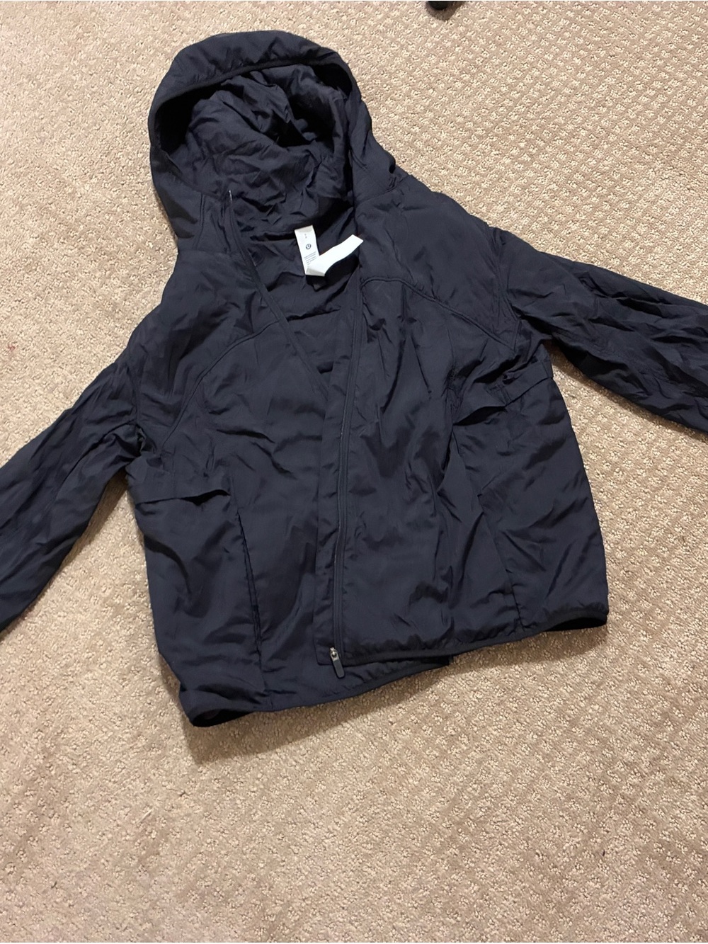 lululemon athletica Kids Hooded Puffer Jacket - Black
